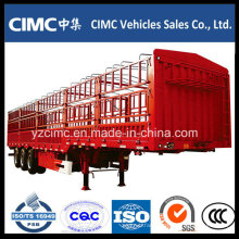 Cimc 3 Axles Stake Fence Cargo Trailer
